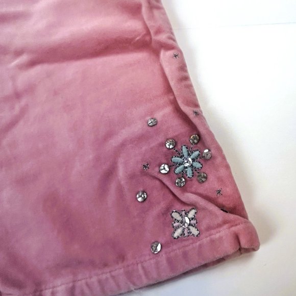 NWT Gymboree Girl Sequin Snowflake Velveteen Pant & Snowflake Sequin Sweater 6 - Picture 3 of 10